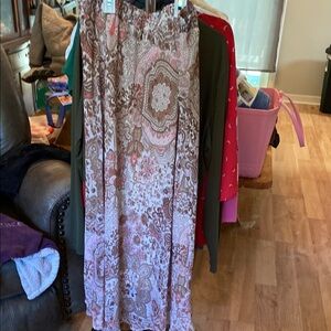 Floral Paisley Maxi Skirt